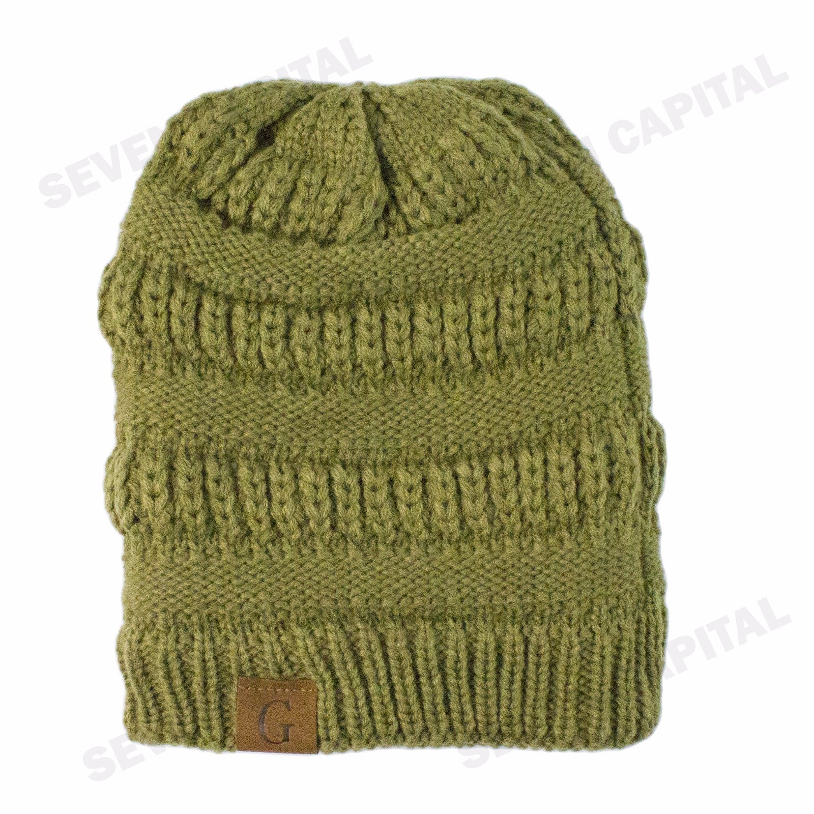 Women'S Men Knit Slouchy Baggy Beanie Oversize Winter Hat Ski Fleece Slouchy Cap