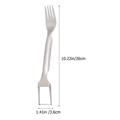 3/1 Watermelon Slicer Cutter,2-In-1 Fork Stainless Steel Fruit Cutting Artifact