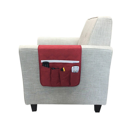 Armrest Organizer TV Remote Holder 5 Pocket Caddy for Couch Sofa Recliner Chair