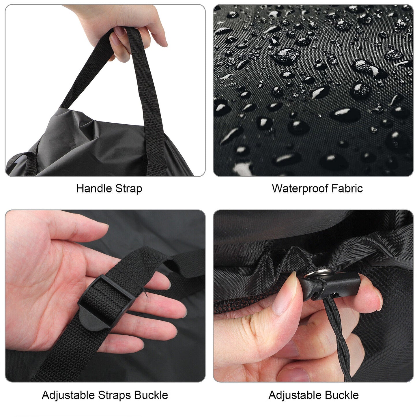 Large Laundry Backpack Bag, Heavy Duty Dirty Clothes Hamper Drawstring Closure