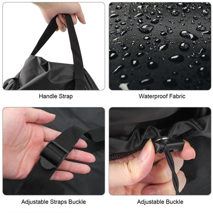 Large Laundry Backpack Bag, Heavy Duty Dirty Clothes Hamper Drawstring Closure