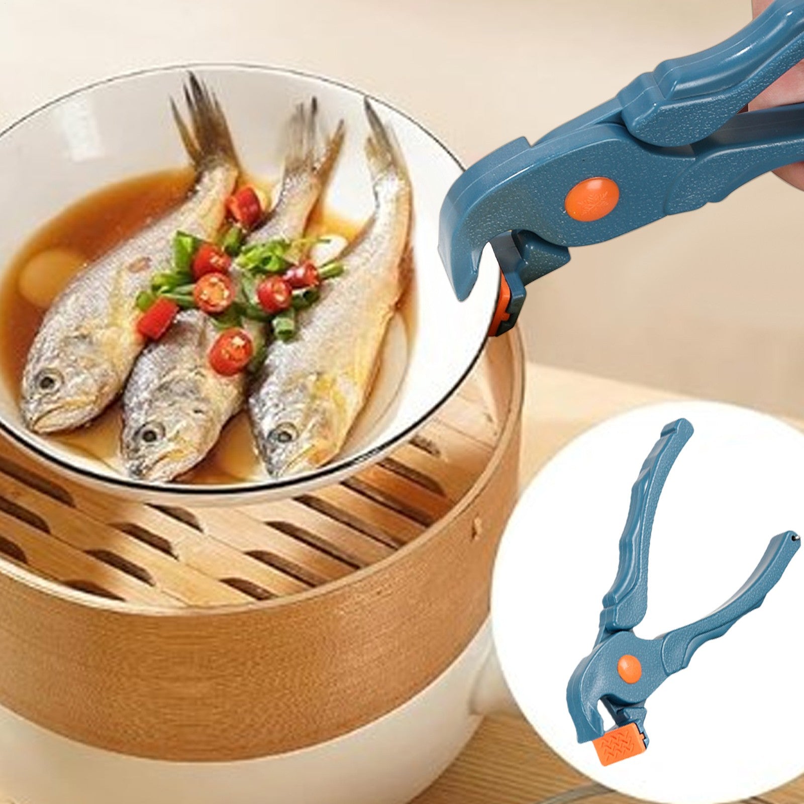 Anti Scalding Dish Plate Gripper Clips Tongs Clamp Holder for Moving Hot Bowls