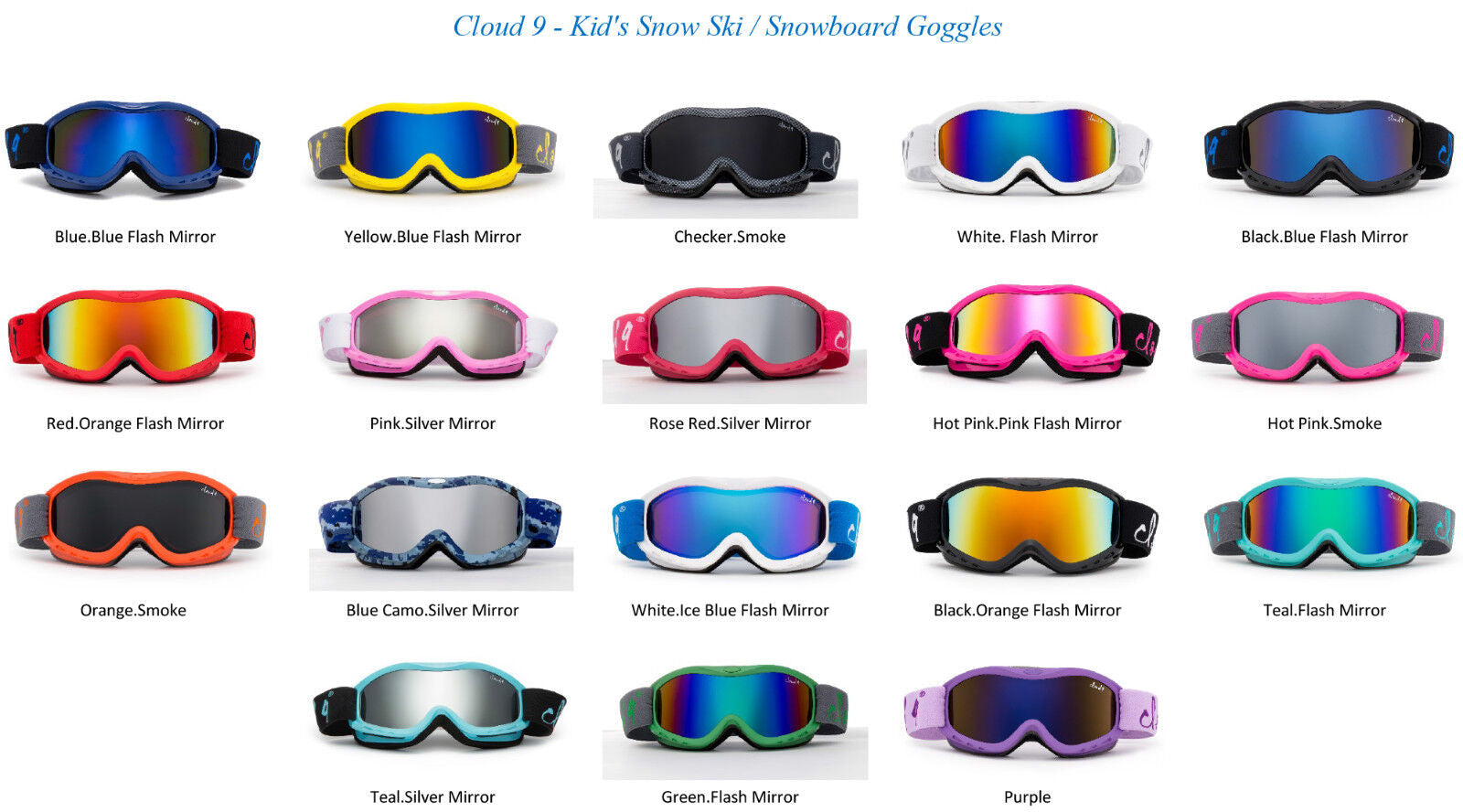 Snowboard Goggles - Anti-Fog UV Lens, Ski Beanie Style, Winter Sports Gear for Boys & Girls - Durable, Comfortable, Helmet-Compatible Goggles