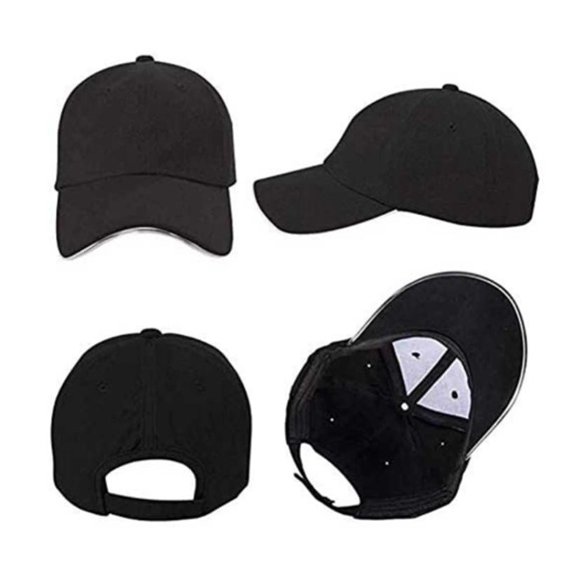 LED Lighted up Peaked Hat Glow Club Party Baseball Hip-Hop Adjustable Sports Cap