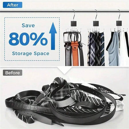 1 Pc Hanger Belt Organizer Rack Space Saving Closet Organizer Hooks for Home New