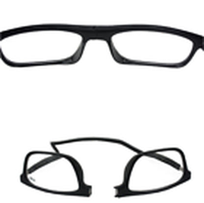 Hanging Folding Magnetic Reading Eyeglasses Glasses Front Click Connect Neck USA