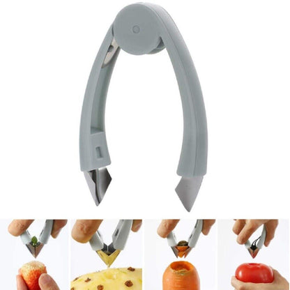 Fruit Eye Peeler & Strawberry Huller – Pineapple Eye Remover Kitchen Tool