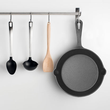 3PCS Cast Iron Skillet Set 6" 8" 10" Heavy Duty Pre-Seasoned Frying Pan Cookware