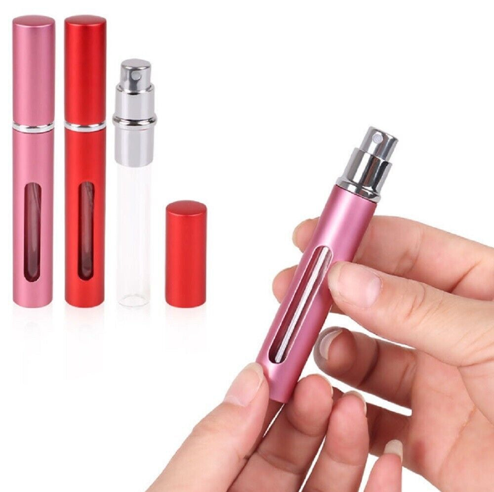 7 Pcs 10Ml Mini Refillable Perfume Atomizer Bottles - Portable Spray Containers