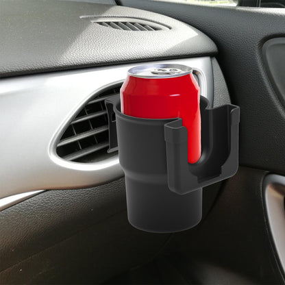 1Pc Car Cup Holder Expander Adapter Universal for Large Bottles Mugs Black