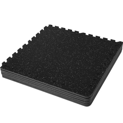 6/12/25 Pack Exercise Floor Mat Interlocking Tiles Foam W/ 24 X24 X 0.5''