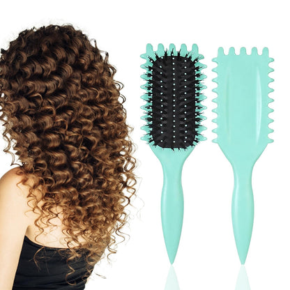 Curly Hair Brush, Curl Defining Brush, 2025 Bristle Styling Brush for Curly Hair