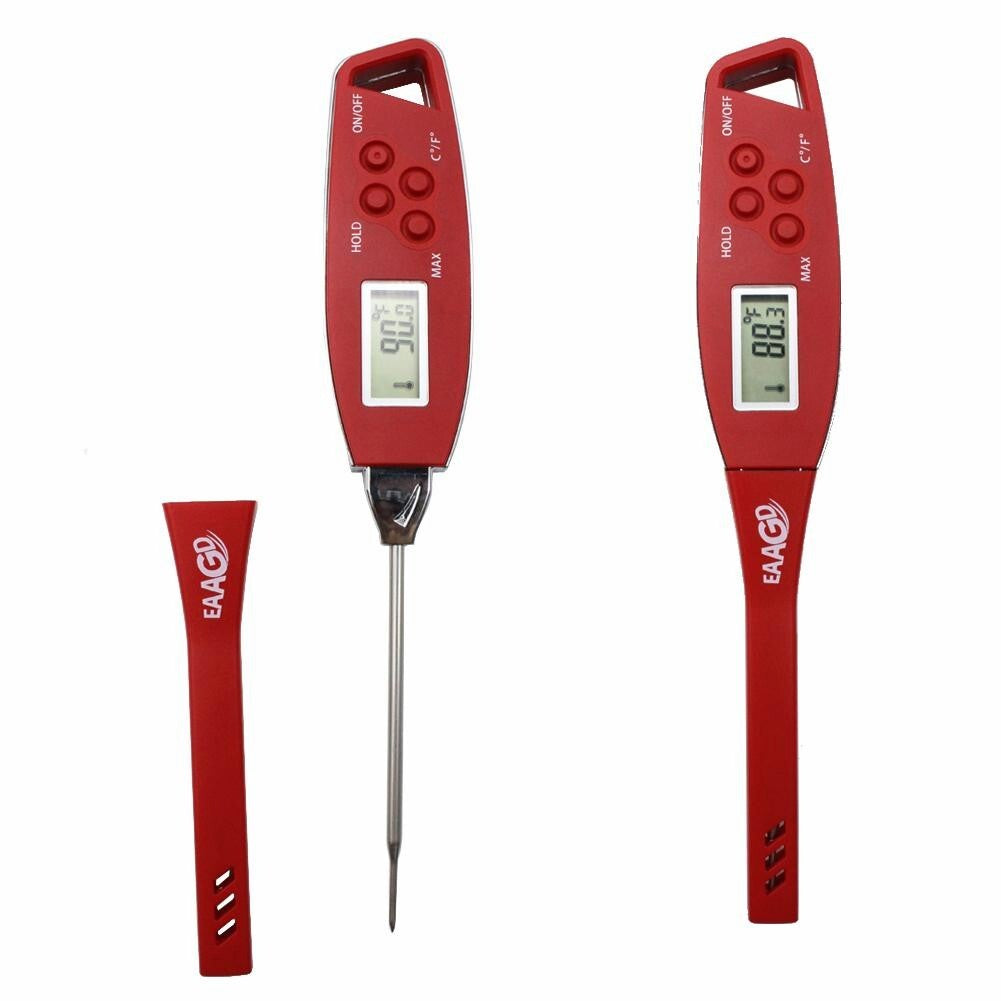 Electronic Digital Instant Read Meat BBQ Smoker Grill Kitchen Probe Thermometer