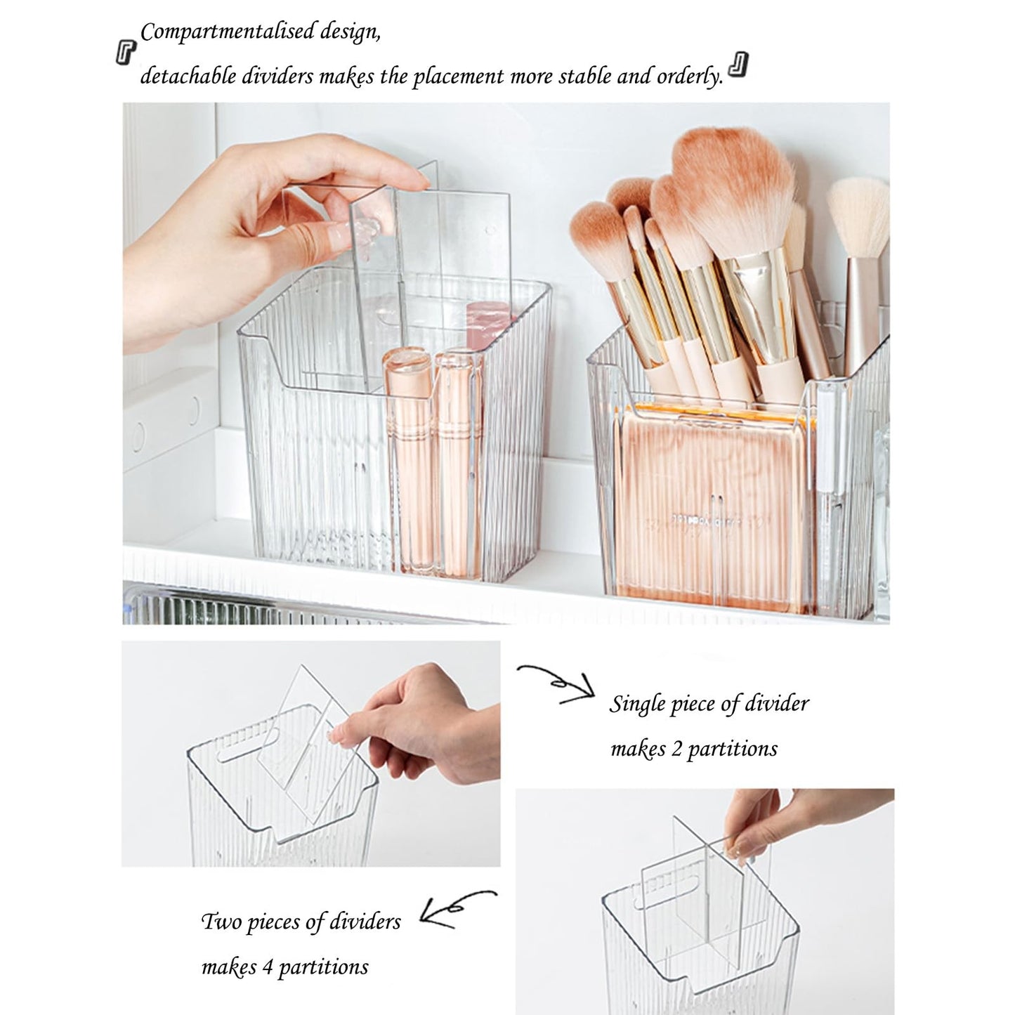 Set of 2 Storage Organizer Bins Wall Mounted Shower Caddy, Bathroom Shelves S...