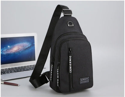 Mens Sling Bag Cross Body Handbag Chest Bag Shoulder Pack Sports Travel Backpack