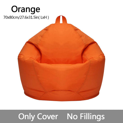 Large Bean Bag Chair Cover Indoor for Adults Kids Lazy Lounger Couch Sofa Cover