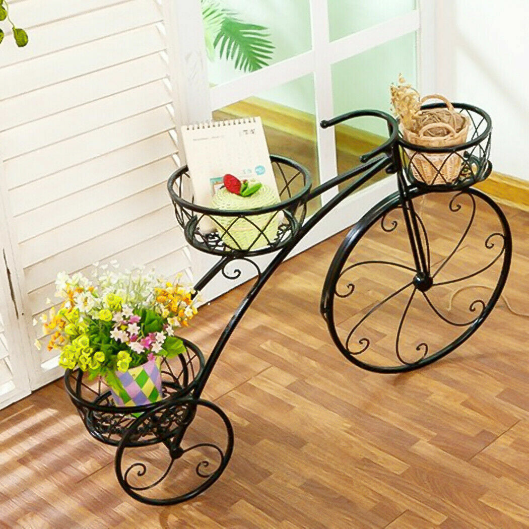 Thick Multi Tier Metal Plant Stand Display Bonsai Shelf Home Garden Patio Room