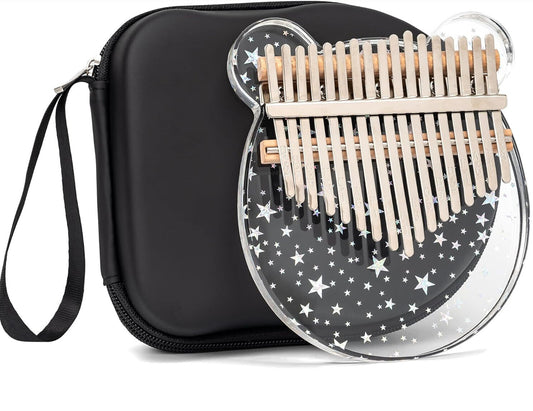 17-Key Kalimba Thumb Piano – Easy-to-Play Mbira for Beginners, Adults & Kids | Relaxing Aesthetic Gift Idea