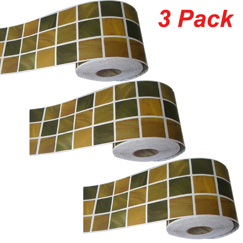 Self Adhesive Mosaic Backsplash Waterproof 3D Wall Sticker Kitchen Wall Stickers