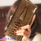 Leather 3D Embossing Alligator Ladies Crocodile Long Clutch Wallets Women Wallet