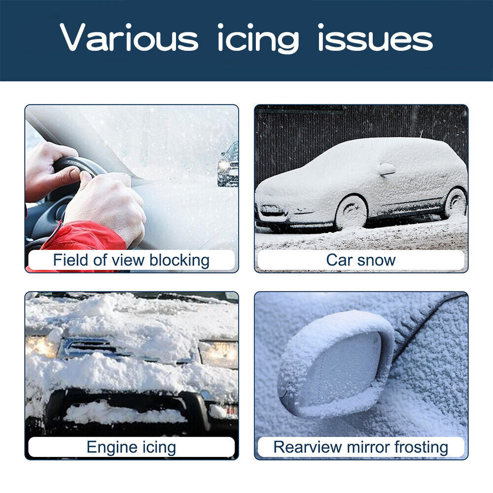 Car Snow Remover Electromagnetic Ice Melter – Touch-Free Frost & Ice Prevention, No Chemicals Needed, Keeps Windshield Clear in Freezing Temperatures!