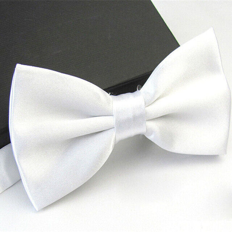 Mens Bow Tie Pre-Tied Adjustable Tuxedo Bowtie for Wedding Prom Suit | Fashion Novelty Necktie | Formal Wear Accessory | Gift for Him