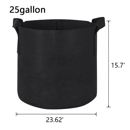 Plant Grow Bags | 5/10pcs 1-30 Gallon Thickened Nonwoven Fabric Pots | Durable & Breathable Containers for Gardening, Vegetables & Flowers