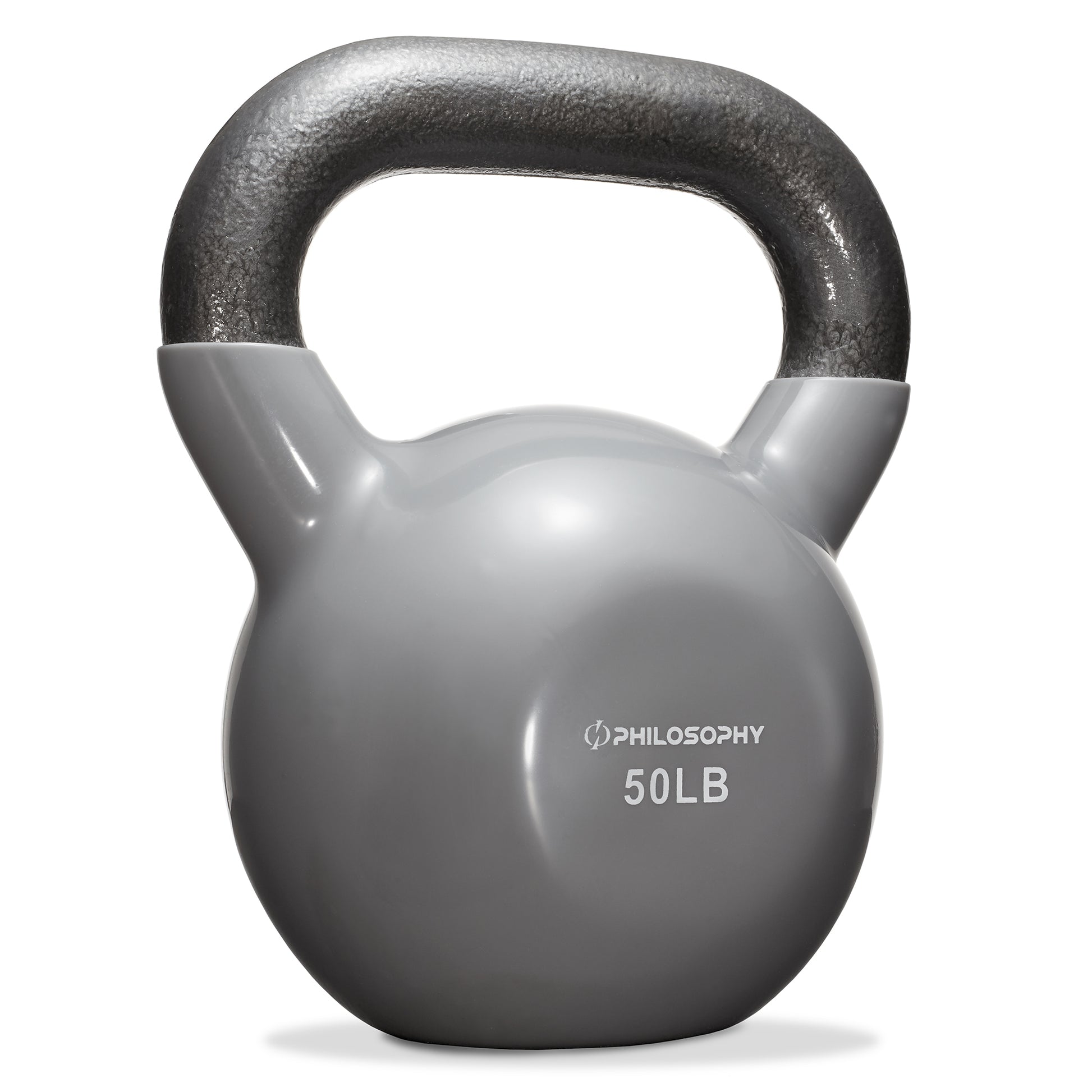 Vinyl Coated Cast Iron Kettlebell, 5 Lbs to 50 Pound Weights