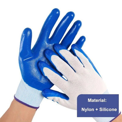 Men Women Gardening Gloves Breathable Rubber Coated Garden Gloves Working Gloves