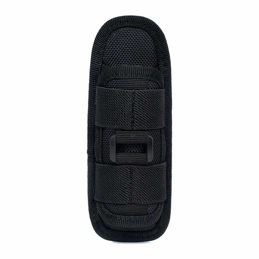 Tactical Nylon Molle Flashlight Holder Belt Holster Flashlight Torch Case Pouch