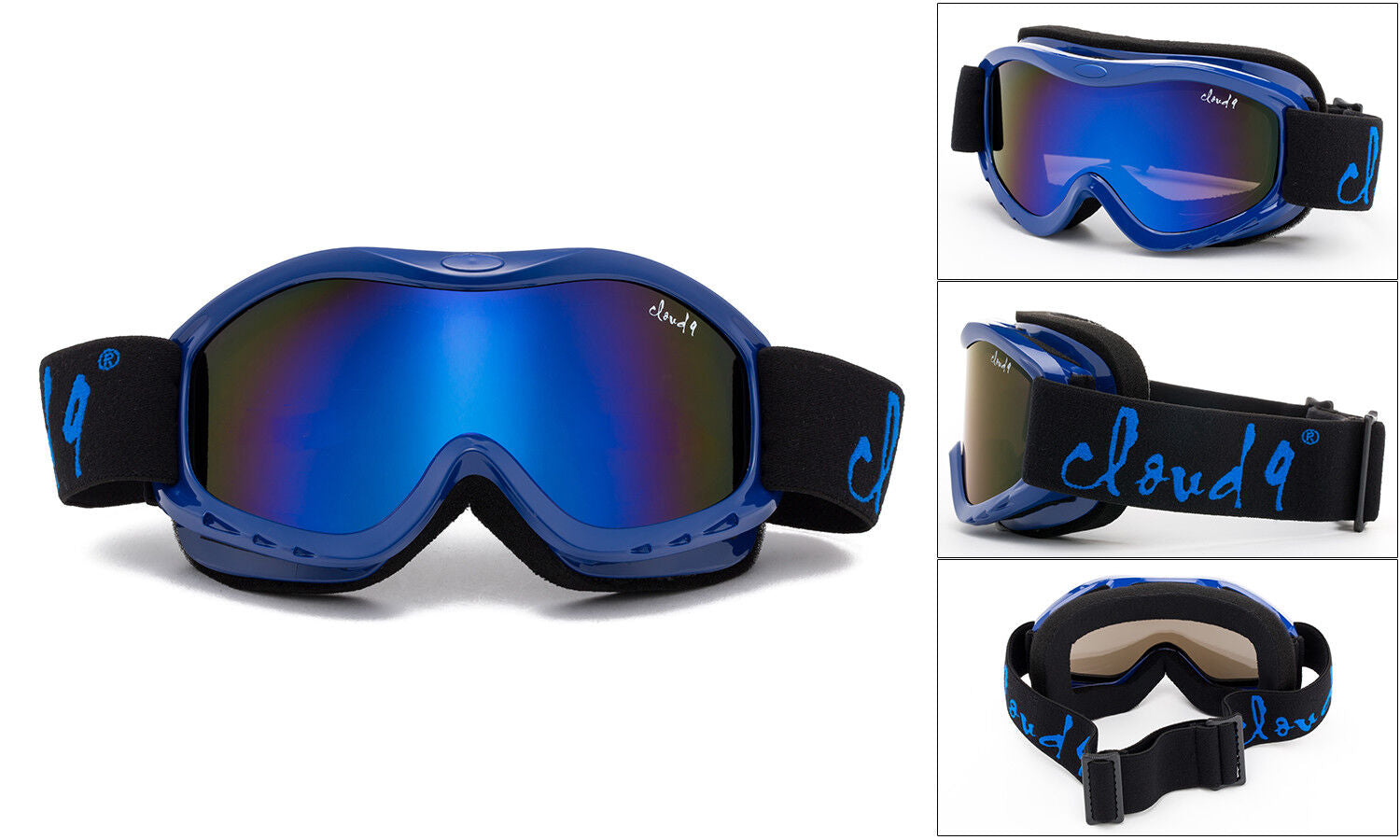 Snowboard Goggles - Anti-Fog UV Lens, Ski Beanie Style, Winter Sports Gear for Boys & Girls - Durable, Comfortable, Helmet-Compatible Goggles