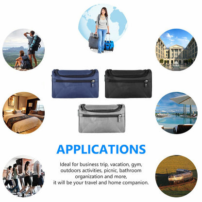 Travel Essential Waterproof Toiletry Bag – Shaving & Makeup Organizer for Travel, Gym, or Daily Use | Durable Wash Bag Case Must-Have