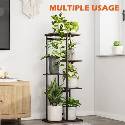 Indoor Outdoor Plant Stand – Tiered Metal Planter for Vertical Gardening, Space-Saving Design for Home, Garden, Balcony | Rust-Proof & Durable