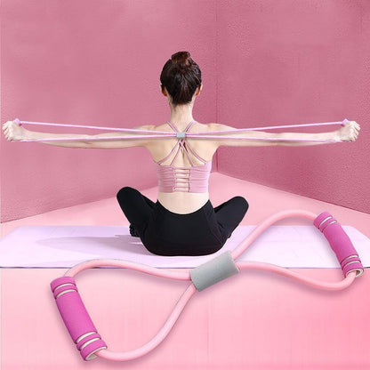Fitness Figure 8 Yoga Pulling Rope Resistance Band & Arm Resistance Bands Workou