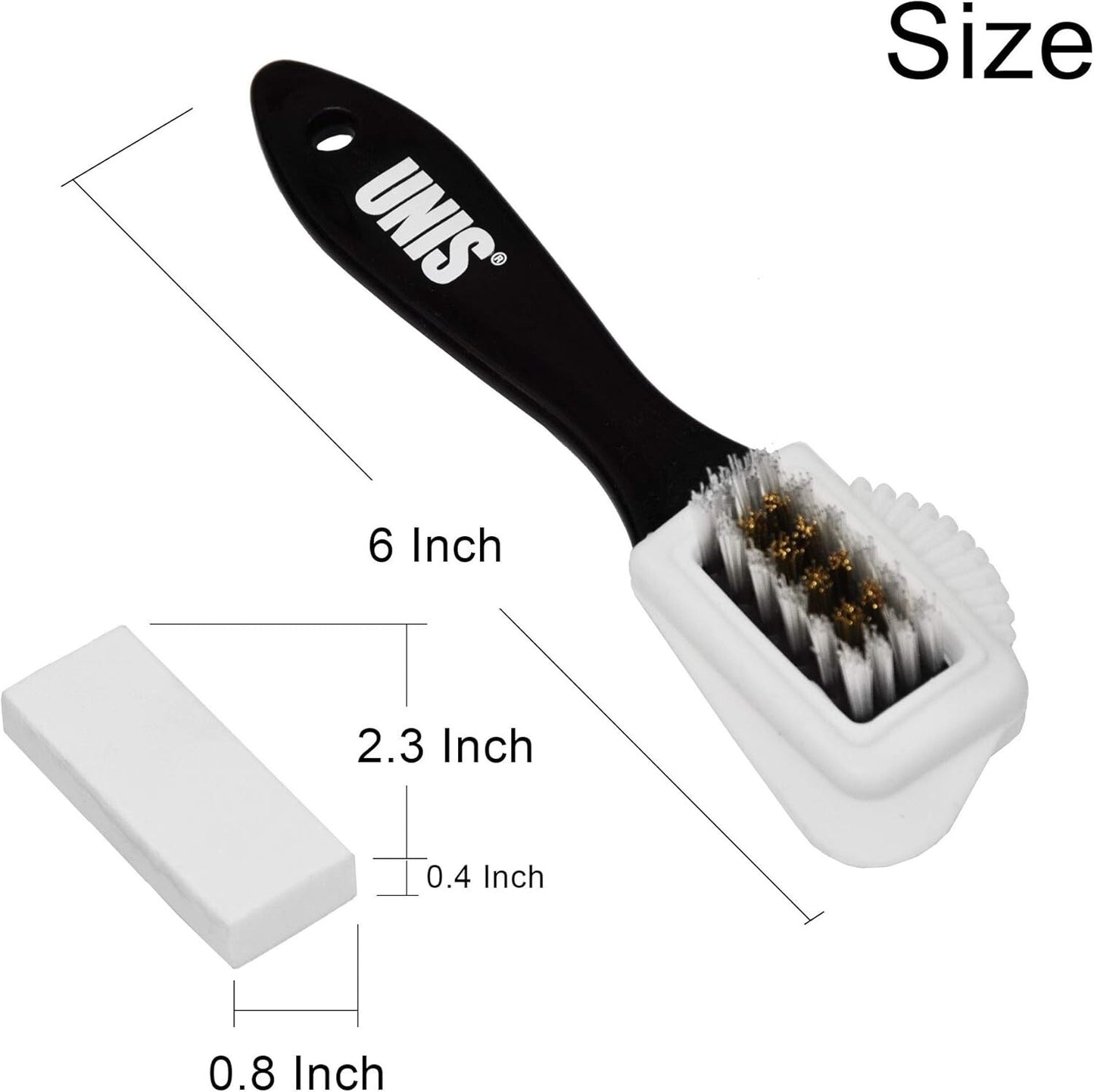 Suede & Nubuck Leather 4 Way Cleaning Caring Brush Shoe & Boots Cleaner Essentia