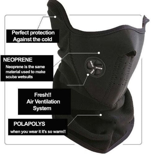 Winter Balaclava Outdoor Ski Cycling Face Mask Neck Warm Thermal Fleece Scarf