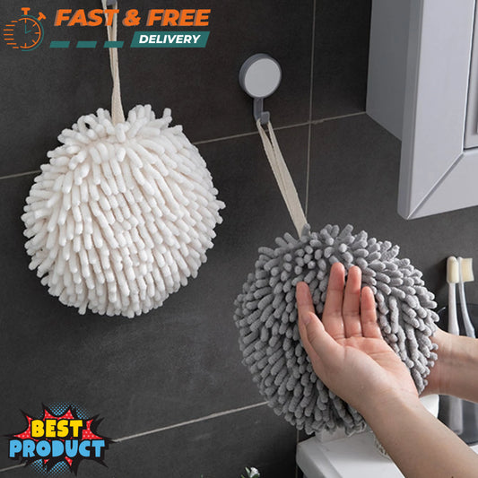1Pc Hand Towel Soft & Absorbent Fast Drying Hanging Kitchen Accessories for Home