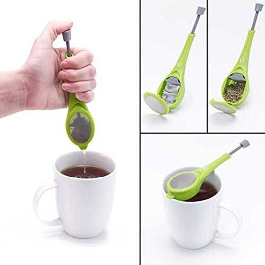 Silicone Tea Infuser Strainer – Loose Leaf Steeper & Herbal Spice Infusion Tool
