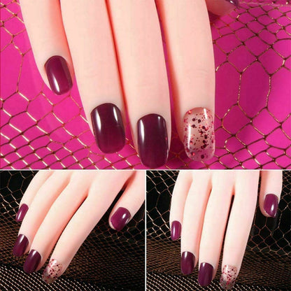 Nail Art Training Hand – Flexible & Movable Fake Hand for Manicure Practice, Perfect Nail Tech Tool for Acrylic, Gel & DIY Nail Designs!