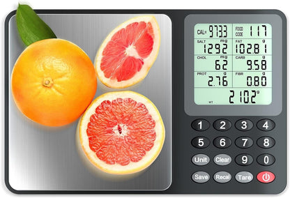 Nutrition Food Scale, Digital Food Scale for Weight Loss, Calculating Food Fa...