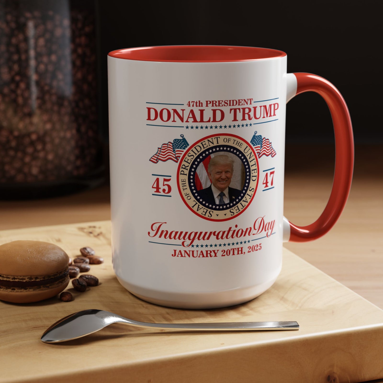 Donald Trump 45Th & 47Th President Inauguration Mug January 2025 Commemorative