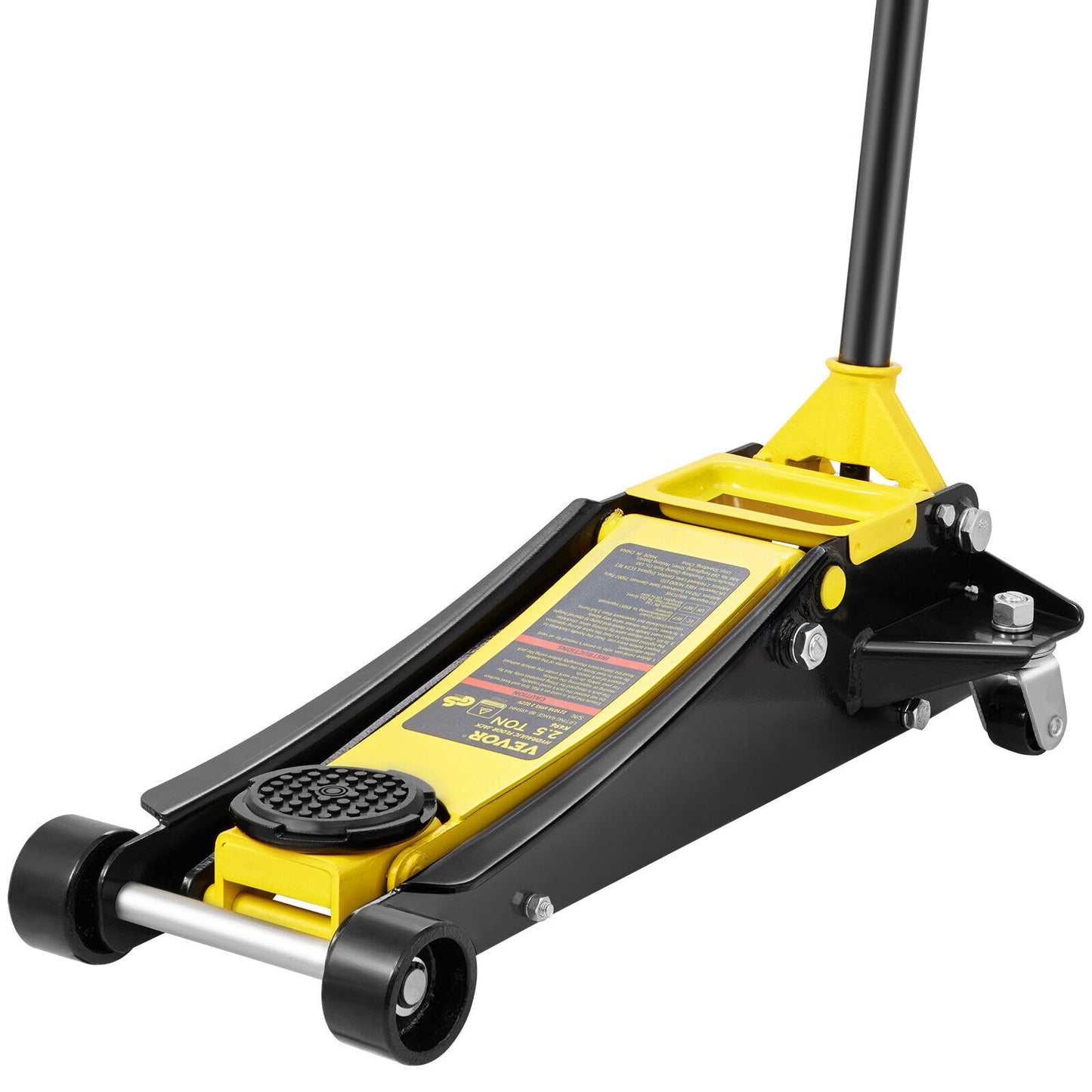 VEVOR 2.5T Lift Low Profile Floor Jack Heavy Steel Dual Piston Auto Rapid Pump