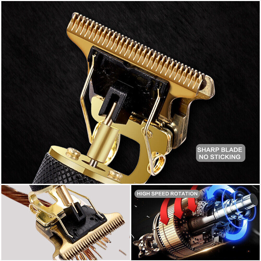 Barber Essential: Professional Cordless Hair Clippers & Beard Trimmer – Precision Shaver for Fades, Line-Ups & Home Cuts | TikTok Grooming Find