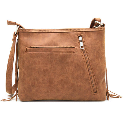 bag, Western Style Crossbody Bag - Vegan Leather, Concealed Carry Pocket, Adjustable Strap, Zip Closure, Stylish & Versatile Purse for Work, Travel 