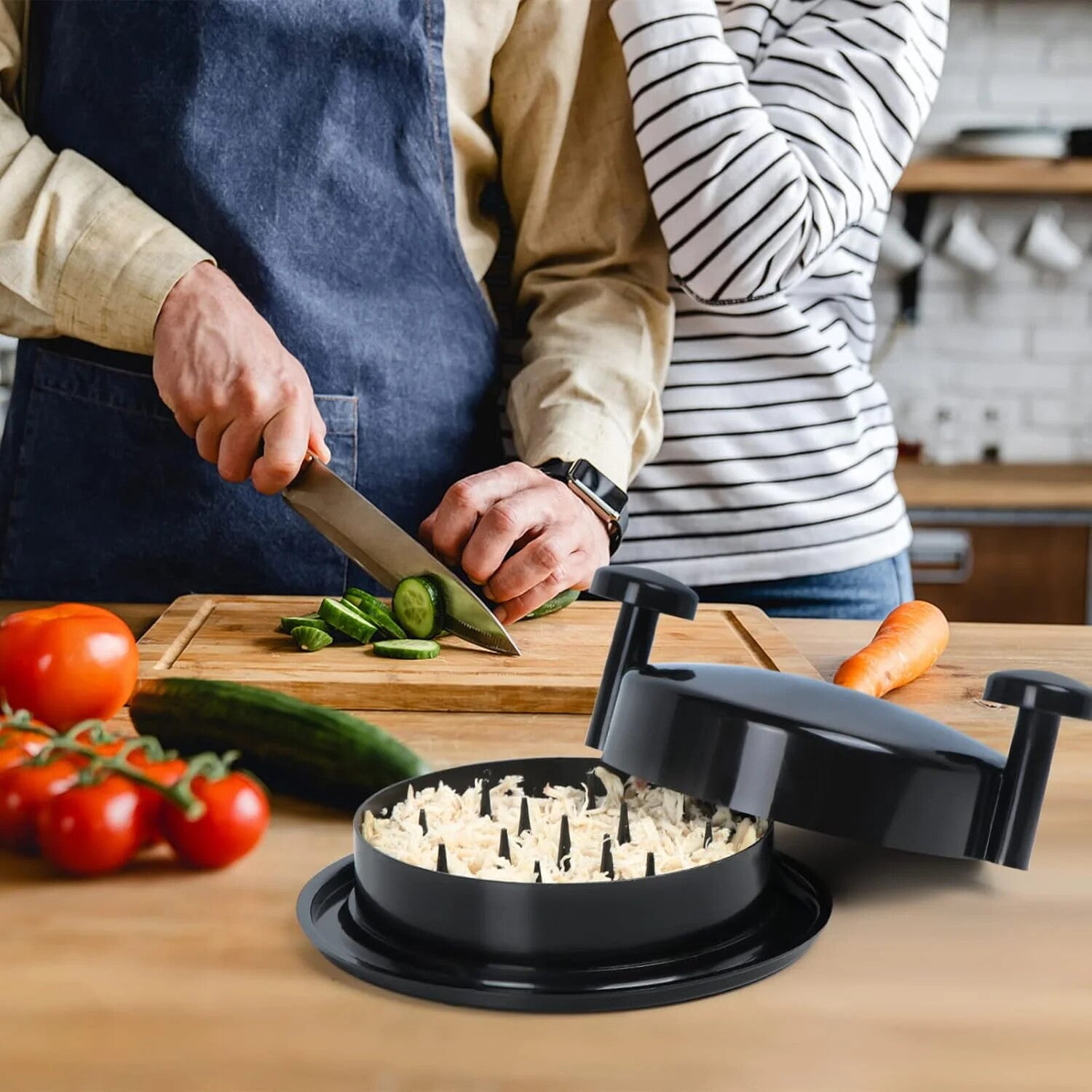 Large Chicken Shredder Tool Twist Meat Shredding Machine Handles Non-Slip No BPA