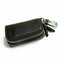 Keyholder Retro Casual Cowhide Leather Double Zipper Car Key Case Holder Wallet Key Bag