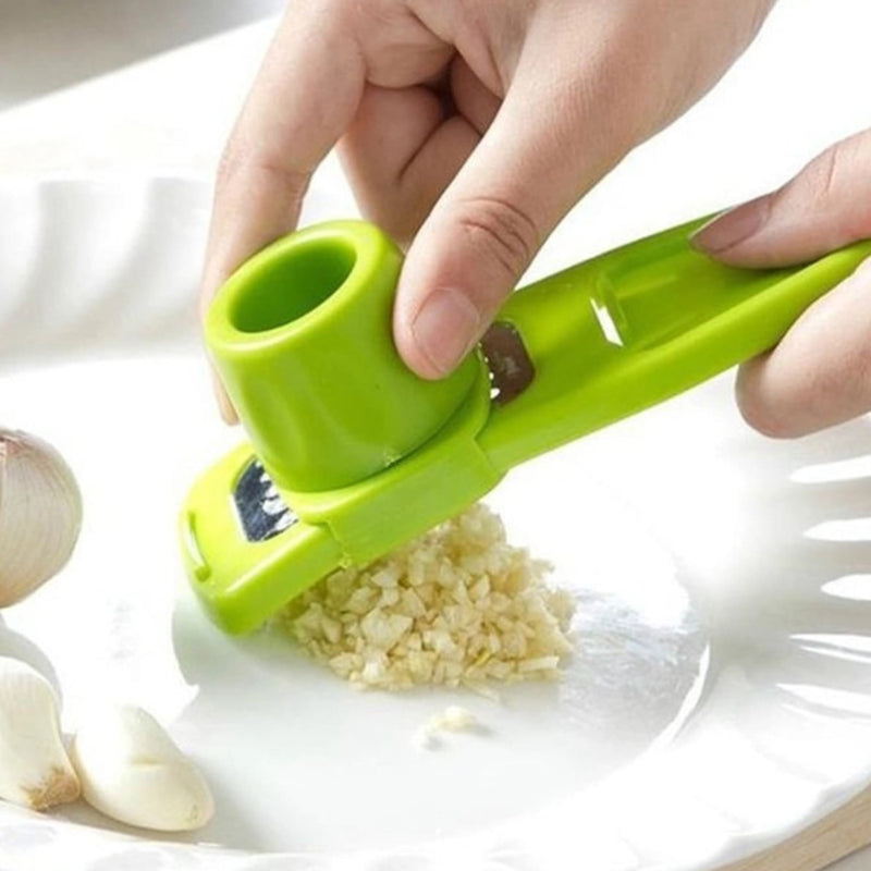 Multifunctional Garlic Grinder | Easy Garlic & Ginger Crusher | 1Pc Kitchen Tool for Minced Garlic, Ginger Paste, and Effortless Food Prep