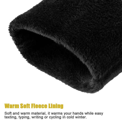 Women’s Warm Cashmere Touchscreen Gloves – Thick, Soft Winter Fleece Gloves for Texting, Typing, Cycling, Stylish Gift for Ladies