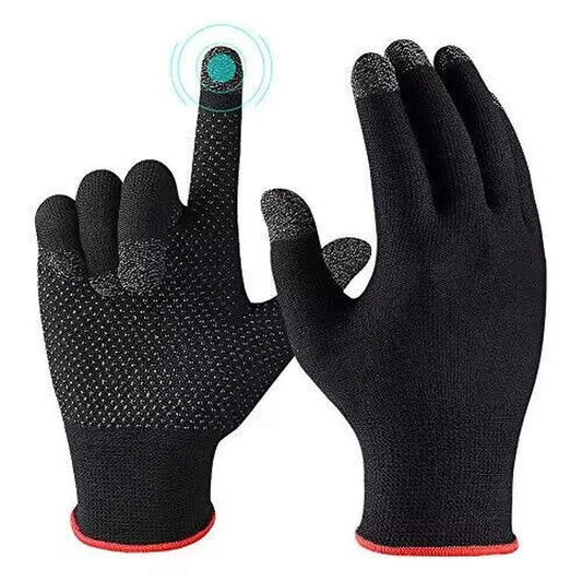 Anti-Sweat Gaming Gloves – Full Finger Nano Silver Fiber Material for Mobile Games | Sweat-Proof, Comfortable, Quick Response, Pro Gamer Must-Have