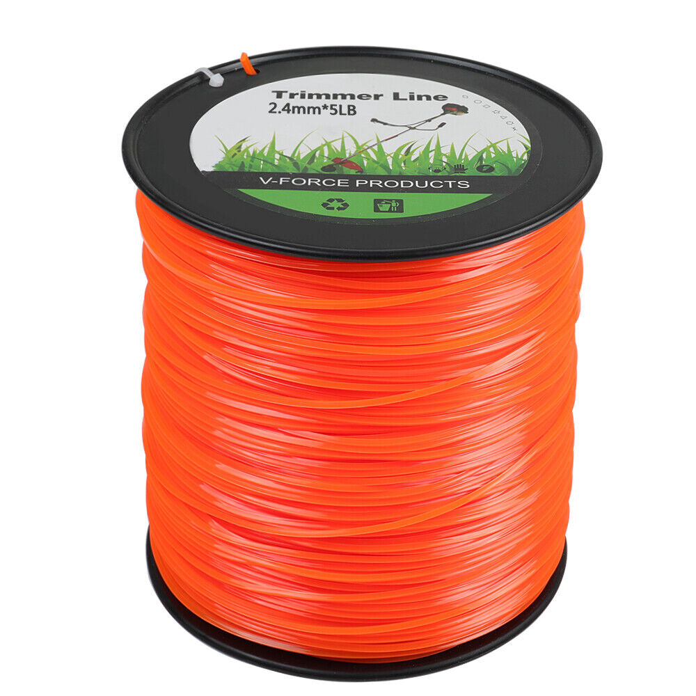 Commercial Grade .095 Square Trimmer Line - 5lb Spool, 1850ft Durable Nylon String for Echo, Stihl, Husqvarna, Ryobi, Craftsman & More